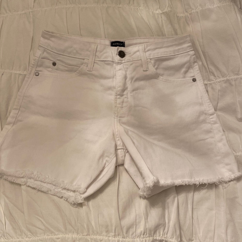 Just Black Jean Shorts. Good quality!